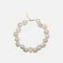 Collier Ali en coquillages et perles de culture rondes – Maxi collier plaqué or 24 carats