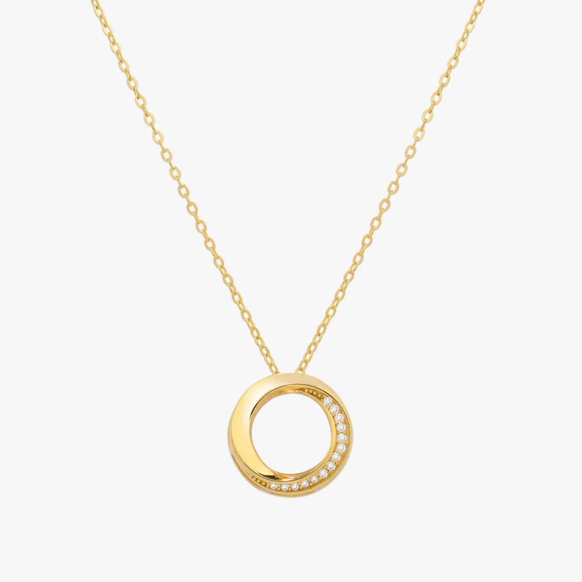 Circle cubic necklace - Zyrola