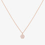 Circle cubic pendant necklace - Zyrola