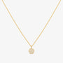 Circle cubic pendant necklace - Zyrola