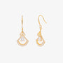 cubic hook drop earrings - Zyrola