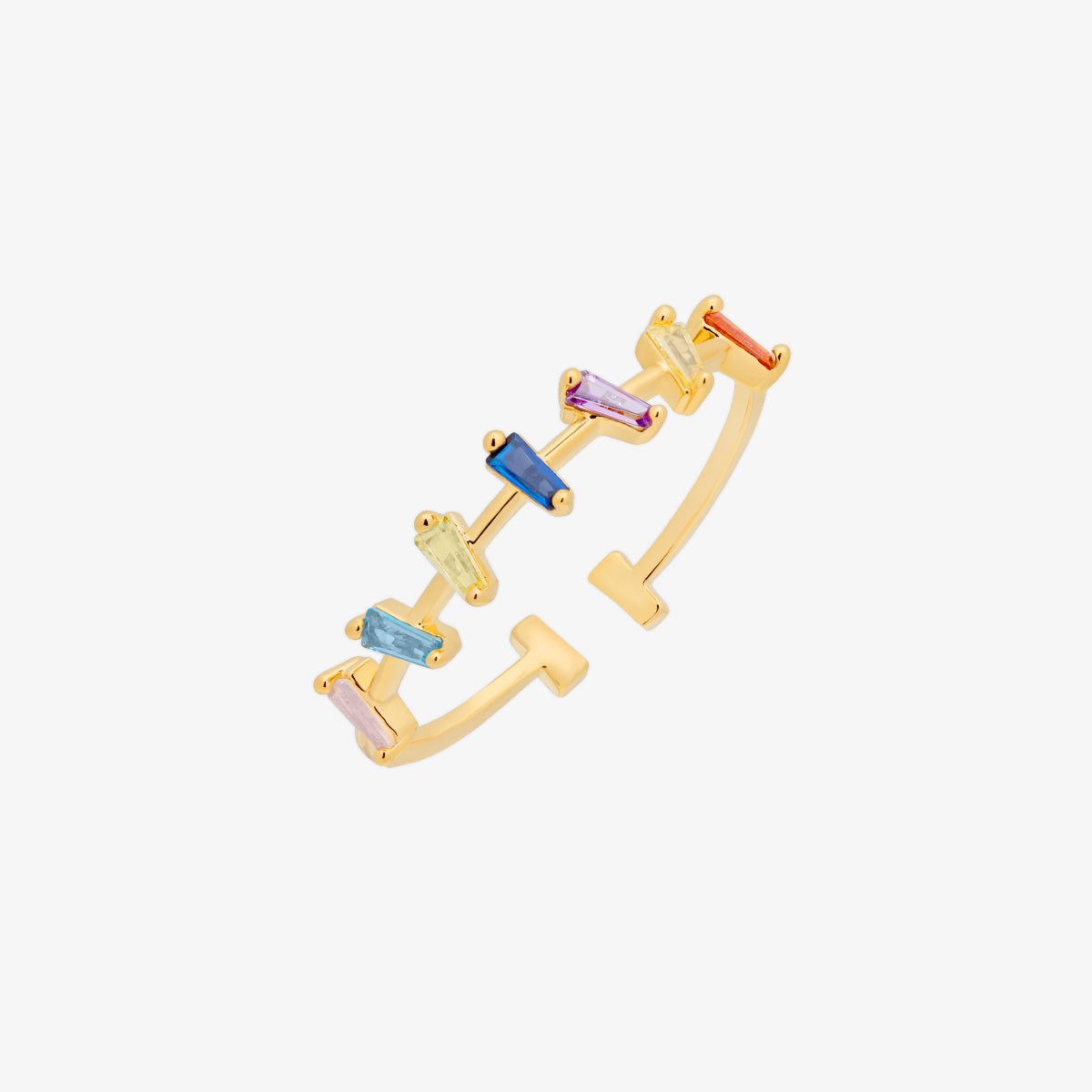 cubic square relay ring - Zyrola