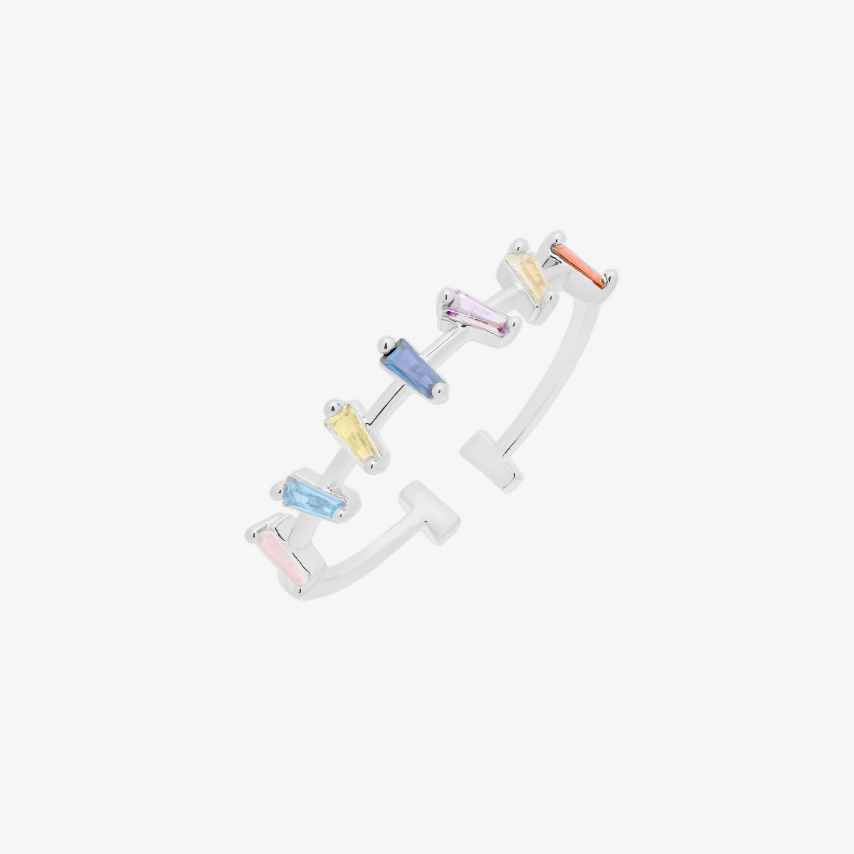 cubic square relay ring - Zyrola