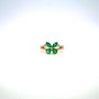 Emerald and Diamond Ring in 14K Yellow Gold - KGR 16320 - Zyrola