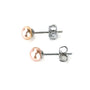 Freshwater Pink Pearls Kellyville Earrings 7 - 8 mm AAA - Zyrola