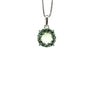 Green Amethyst Pendant in .925 Sterling Silver - KSP 30263 - Zyrola