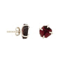 Handmade Garnet Earrings in its Natural form in Silver 925 - Zyrola