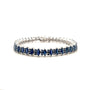 Multi Colour Stone Bracelet in .925 Sterling Silver - KSD 43113 - Zyrola