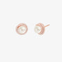 Pearl sparkle stud earrings - Zyrola