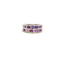 Purple Sapphire Ring in .925 Sterling Silver - KSR 12039 - Zyrola