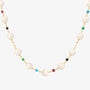 Rainbow pearl beads necklace - Zyrola