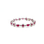 Ruby Bracelet in .925 Sterling Silver - KSD 46695 - Zyrola