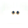 Sapphire and Diamond Earrings in 14K Yellow Gold - KGT 33505 - Zyrola
