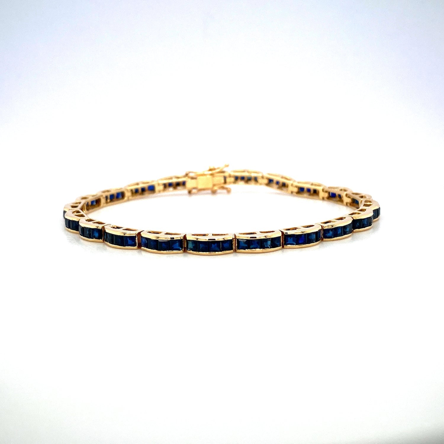 Sapphire Bracelet in 14K Yellow Gold - KGD 41539 - Zyrola