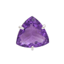 11 - 15 Ct Pear Shaped Amethyst Stone Adjustable Cocktail Ring in US Size 7 in Silver Setting - Zyrola