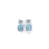 5 MM Natural Deep Blue Topaz 1.16 CT Round Cut Ratnapur Earrings in Silver 925 - Zyrola