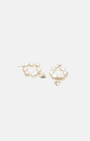 Boucles d’oreilles cœur en perles de culture baroques et plaqué or – Bijou romantique et artisanal