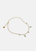 Collier grigri Chipote pas x Gisel B en perles de culture rondes et nacre œil protecteur