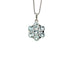 Aquamarine Pendant in .925 Sterling Silver - KSP 32789-0