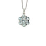 Aquamarine Pendant in .925 Sterling Silver - KSP 32789-0