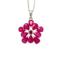 Ruby Pendant in .925 Sterling Silver - KSP 35988-0