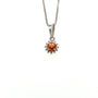 Multi Sapphire Pendant in .925 Sterling Silver - KSP 36403-0
