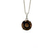 Smoky Topaz Pendant in .925 Sterling Silver - KSP 39859-0