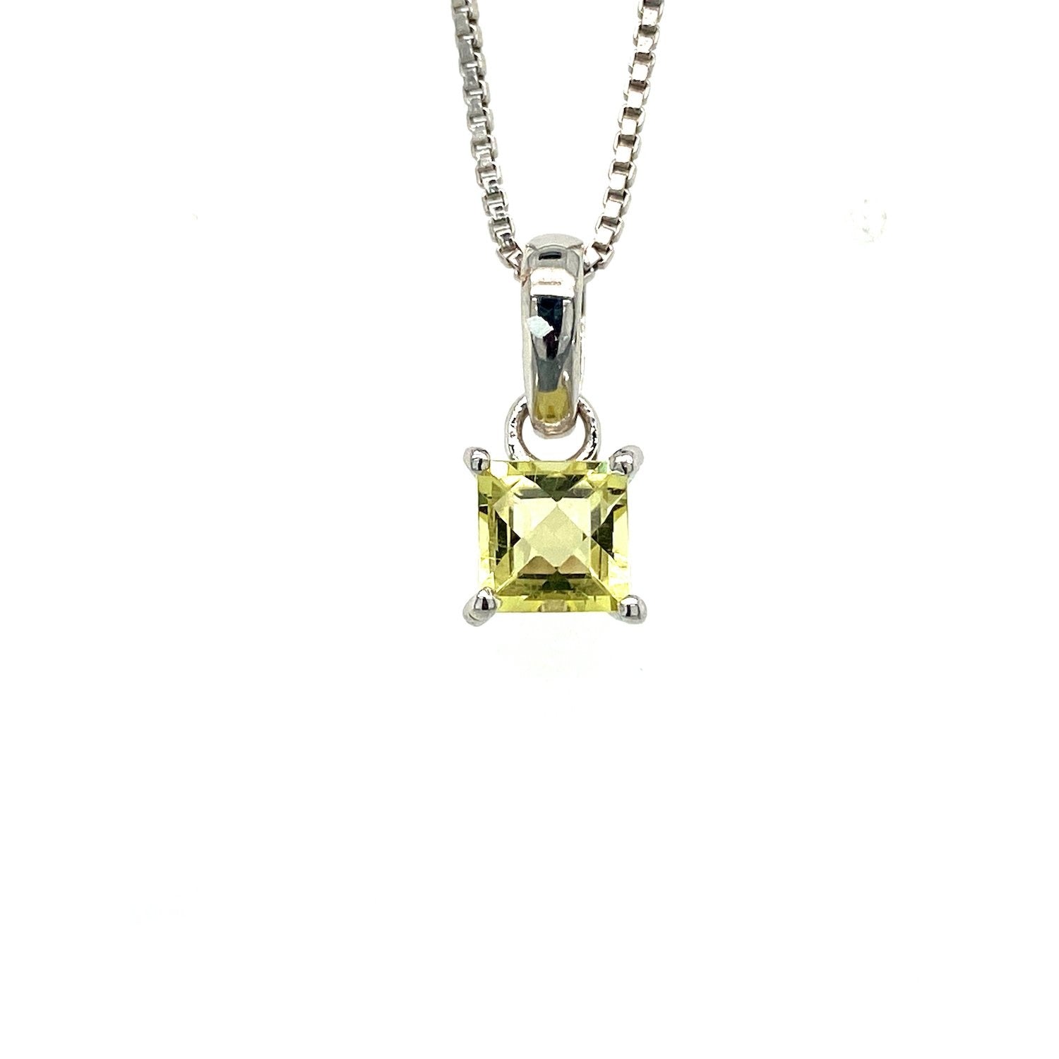 Lemon Topaz Pendant in .925 Sterling Silver - KSP 39941-0