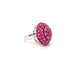 Ruby Ring in .925 Sterling Silver - KSR 12634-1