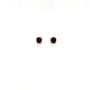 Garnet Earring in .925 Sterling Silver - KST 52601-0