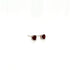 Garnet Earring in .925 Sterling Silver - KST 52601-1