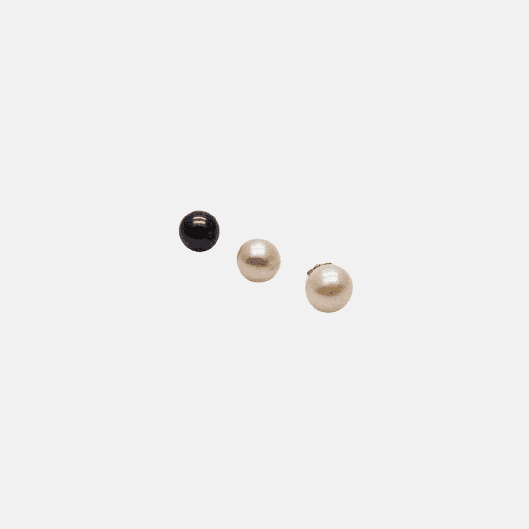 Puces Charly en perles de culture disponibles en plusieurs couleurs et tailles