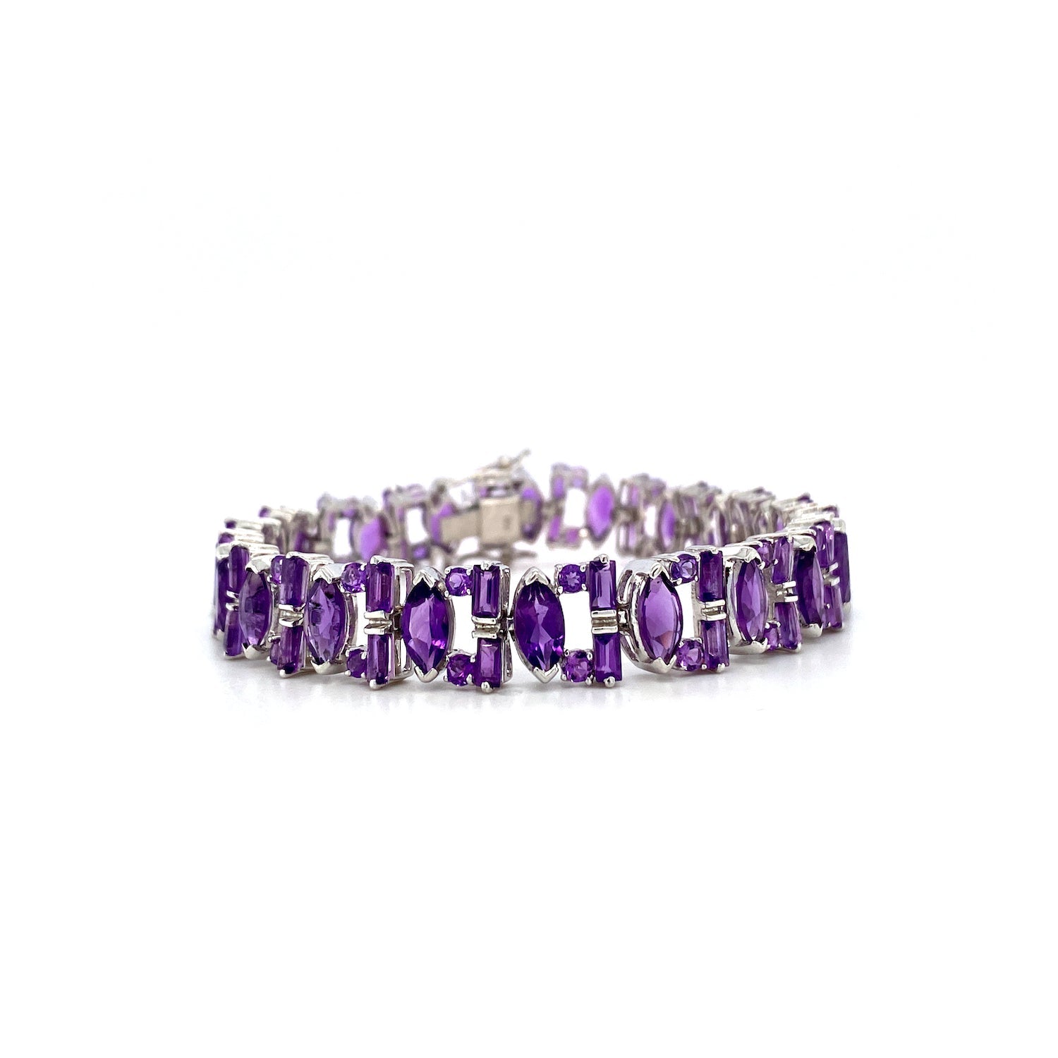 Amethyst Bracelet in .925 Sterling Silver - KSD 4205 - Zyrola