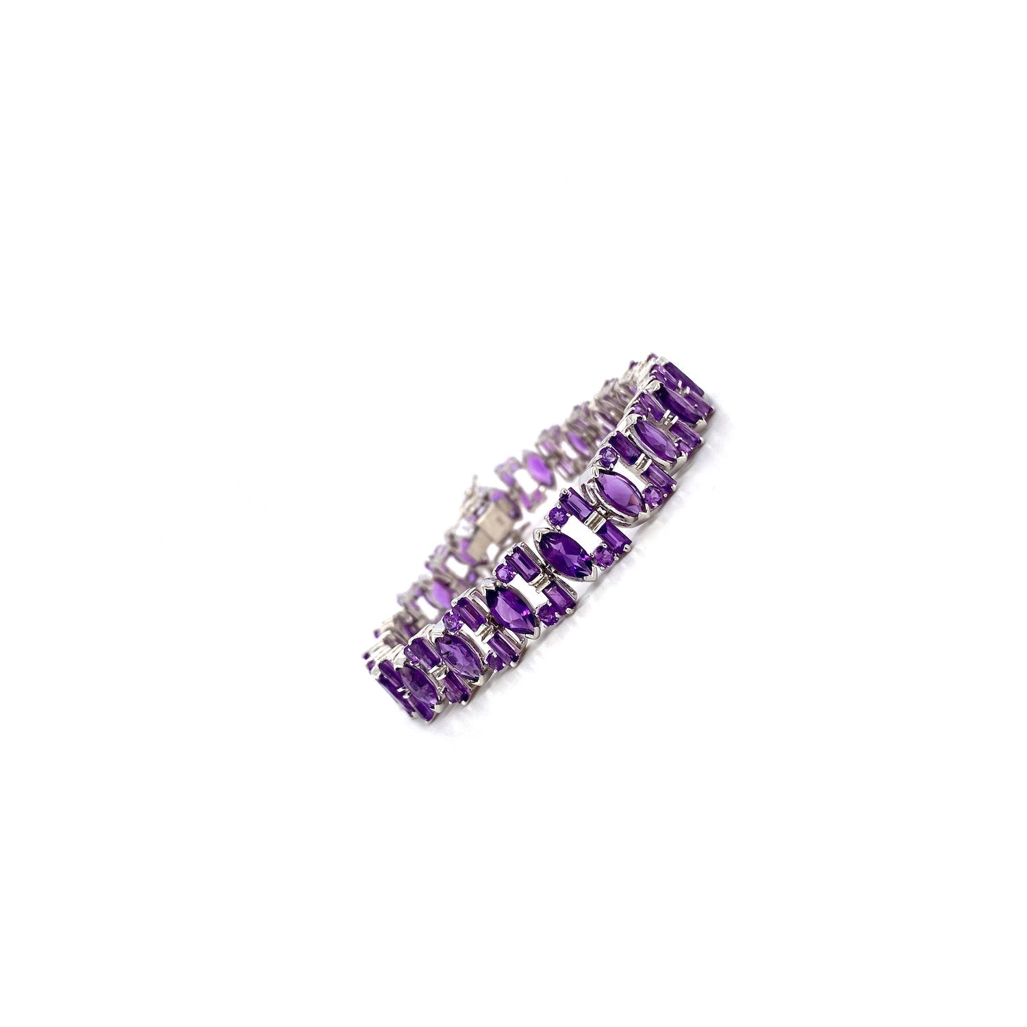 Amethyst Bracelet in .925 Sterling Silver - KSD 4205 - Zyrola
