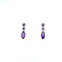Amethyst Earring in .925 Sterling Silver - KST 54549 - Zyrola