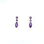 Amethyst Earring in .925 Sterling Silver - KST 54549 - Zyrola