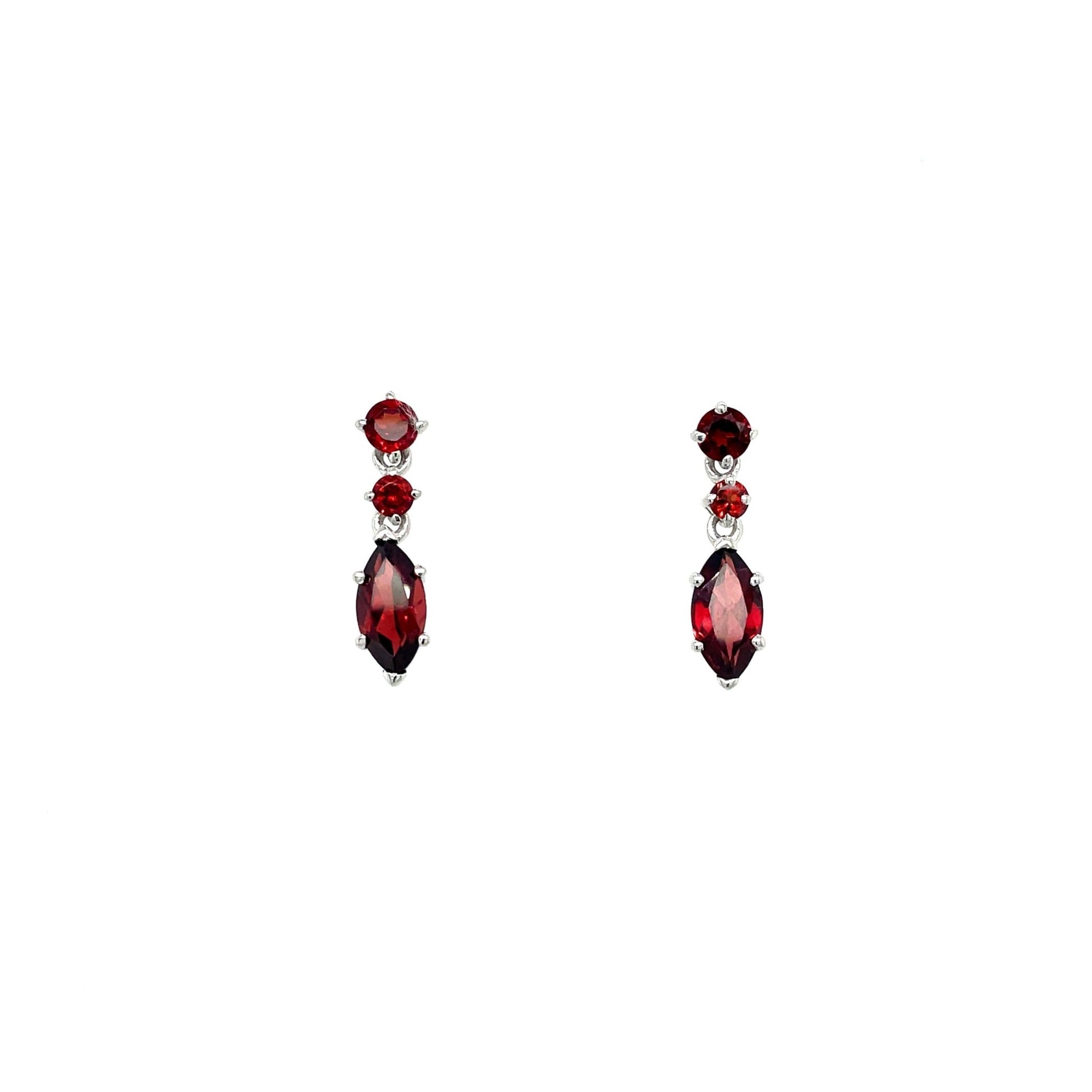 Amethyst Earring in .925 Sterling Silver - KST 54549 - Zyrola
