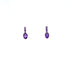 Amethyst Earring in .925 Sterling Silver - KST 56745 - Zyrola