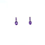 Amethyst Earring in .925 Sterling Silver - KST 56745 - Zyrola