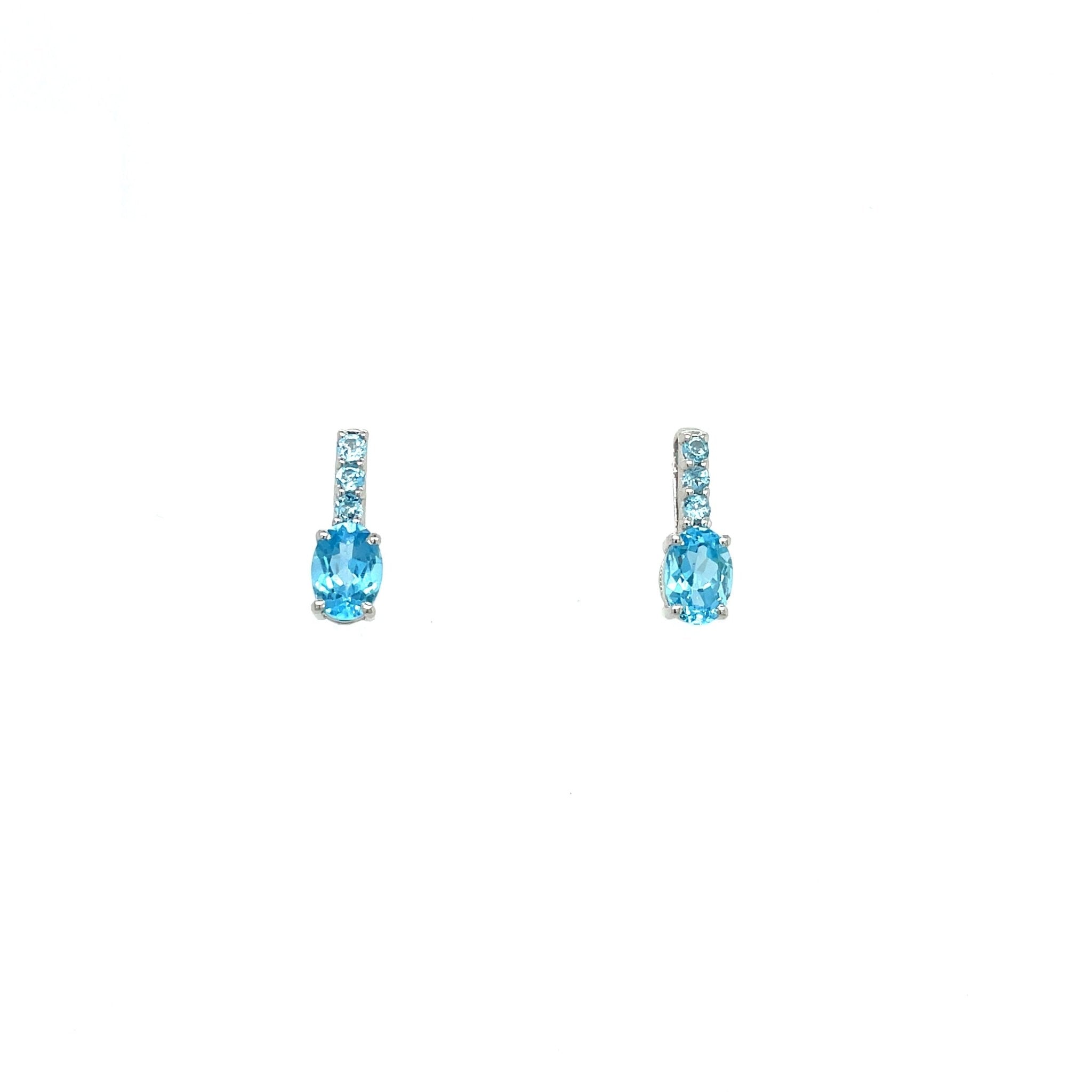 Amethyst Earring in .925 Sterling Silver - KST 56745 - Zyrola