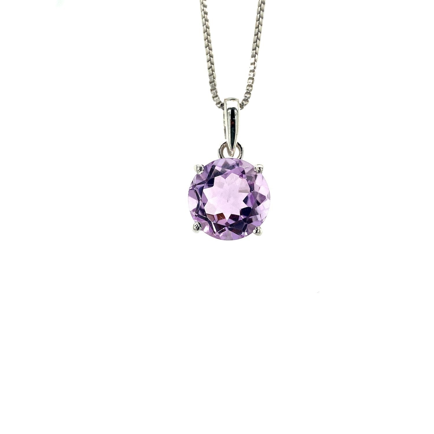Amethyst Pendant in .925 Sterling Silver - KSP 33656 - Zyrola