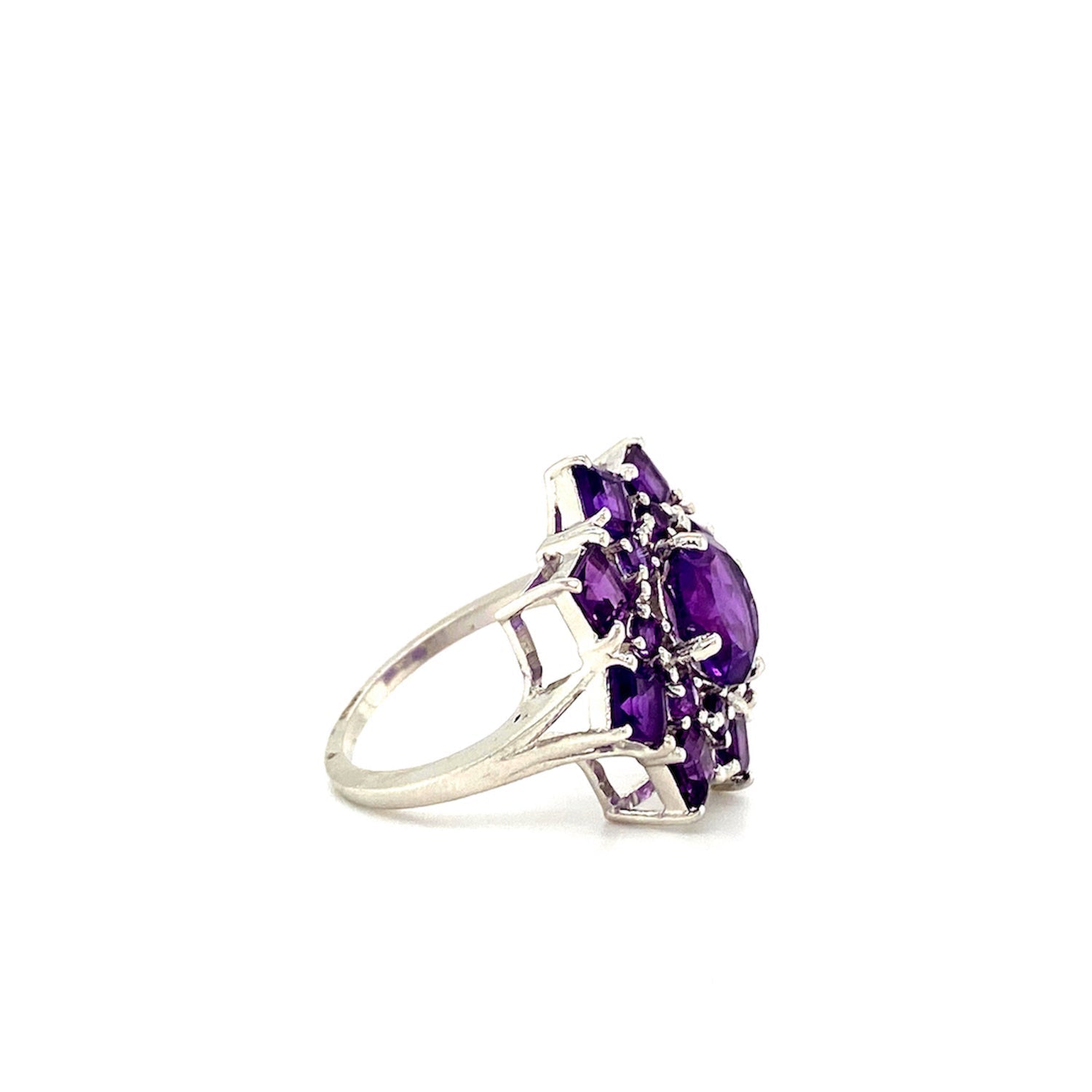 Amethyst Ring in .925 Sterling Silver - KSR 18511 - Zyrola