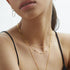 Black spinel relay necklace - Zyrola