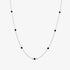 Black spinel relay necklace - Zyrola
