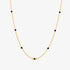 Black spinel relay necklace - Zyrola