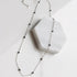 Black spinel relay necklace - Zyrola