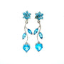 Blue Topaz Earring in .925 Sterling Silver - KST 52624 - Zyrola