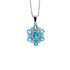 Blue Topaz Pendant in .925 Sterling Silver - KSP 37236 - Zyrola