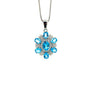 Blue Topaz Pendant in .925 Sterling Silver - KSP 37236 - Zyrola