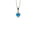 Blue Topaz Pendant in .925 Sterling Silver - KSP 37862 - Zyrola